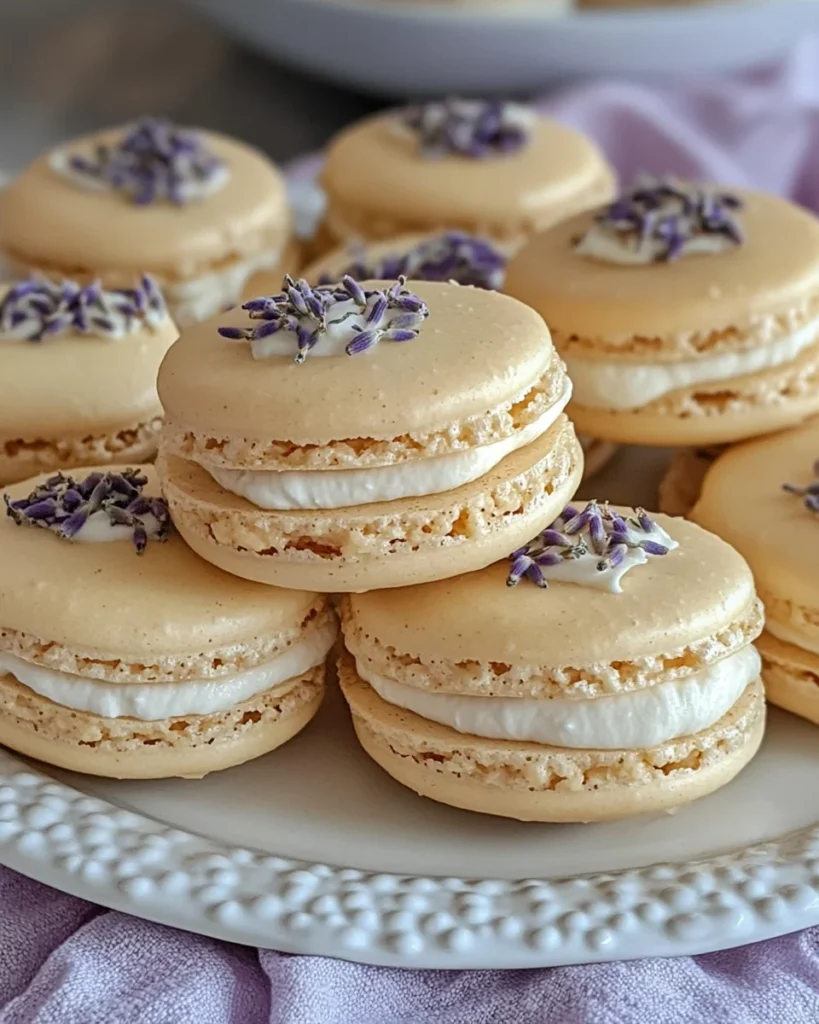 Lavender Macarons