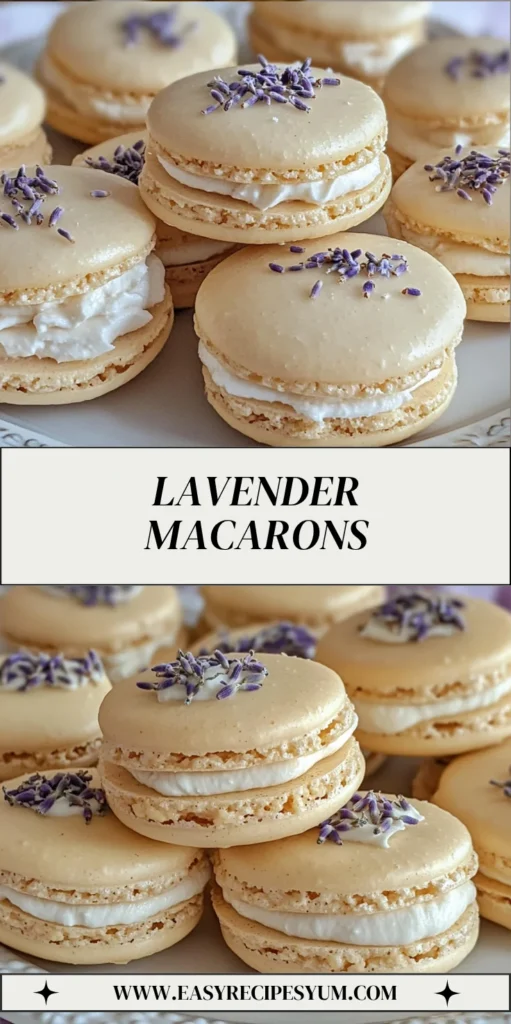 Lavender Macarons