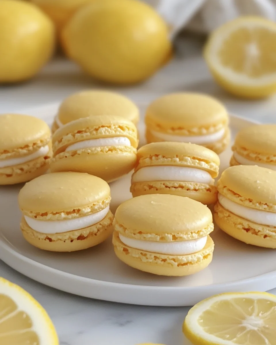 Lemon Macarons