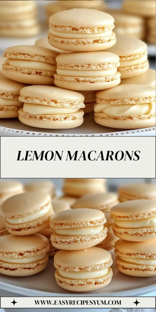 Lemon Macarons