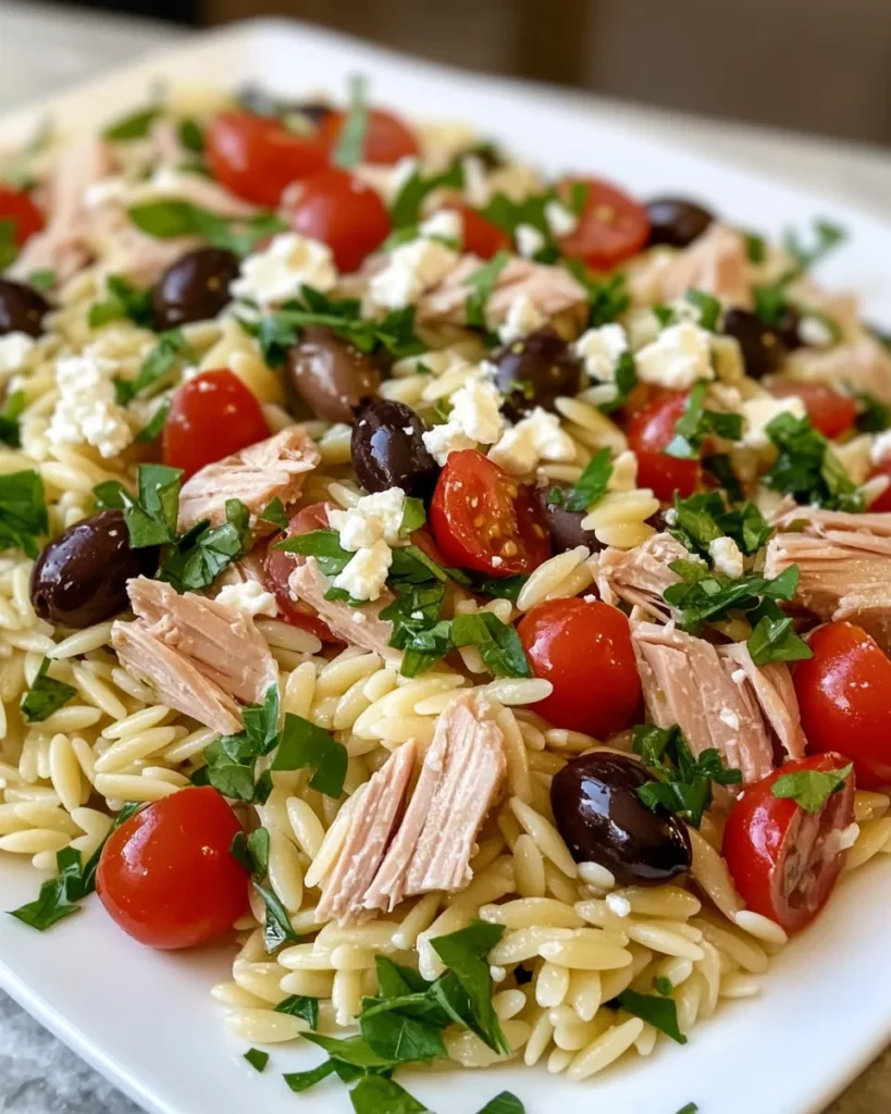 Orzo Tuna Salad