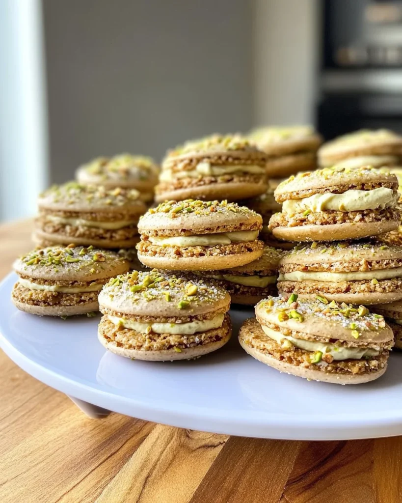 Pistachio Macarons