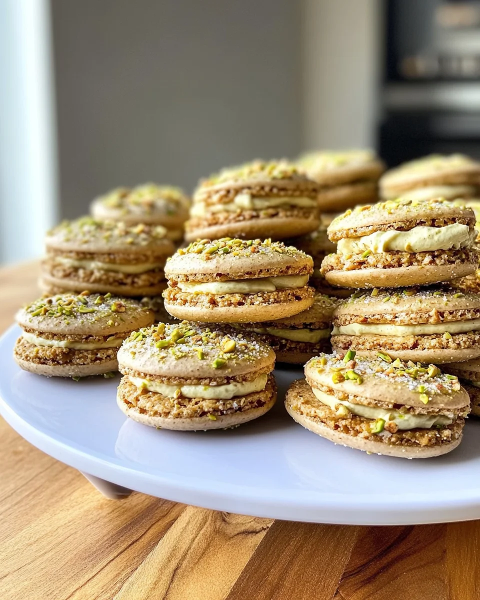 Pistachio Macarons