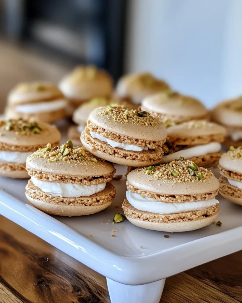 Pistachio Macarons