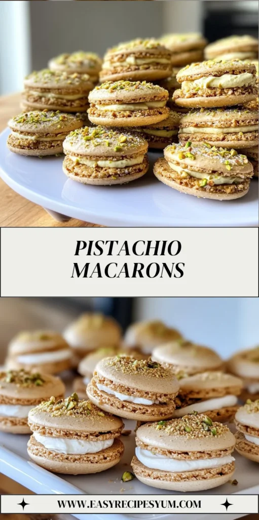 Pistachio Macarons