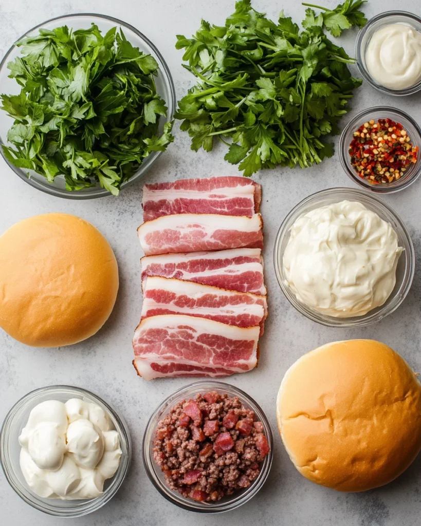 Smash Burgers with Baconnaise Sauce