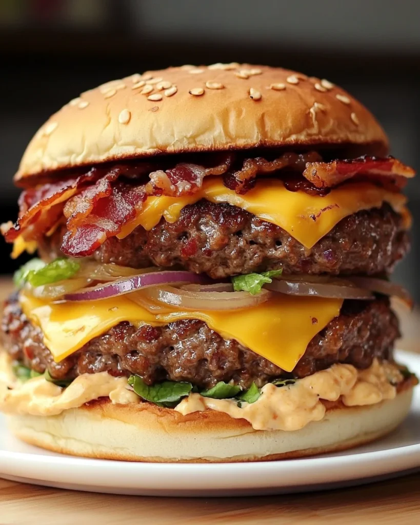 Smash Burgers with Baconnaise Sauce