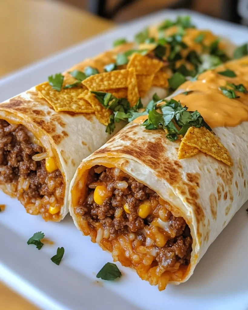 Stuffed Taco Bell Beef Burrito
