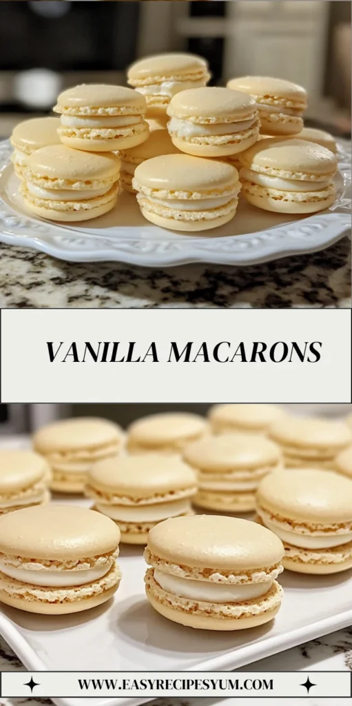 Vanilla Macarons
