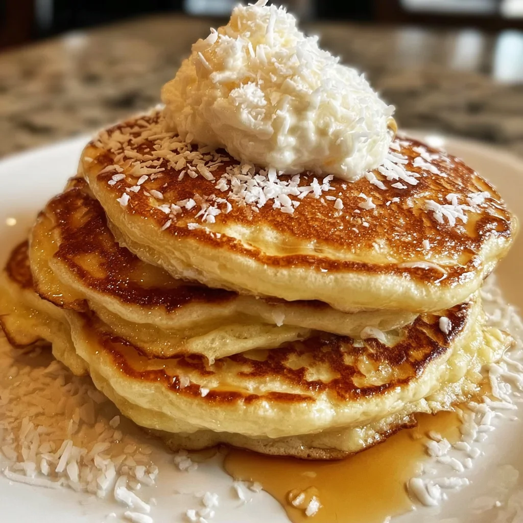 Sweet Coconut Cream Pancakes: A Delightful Breakfast Treat!
