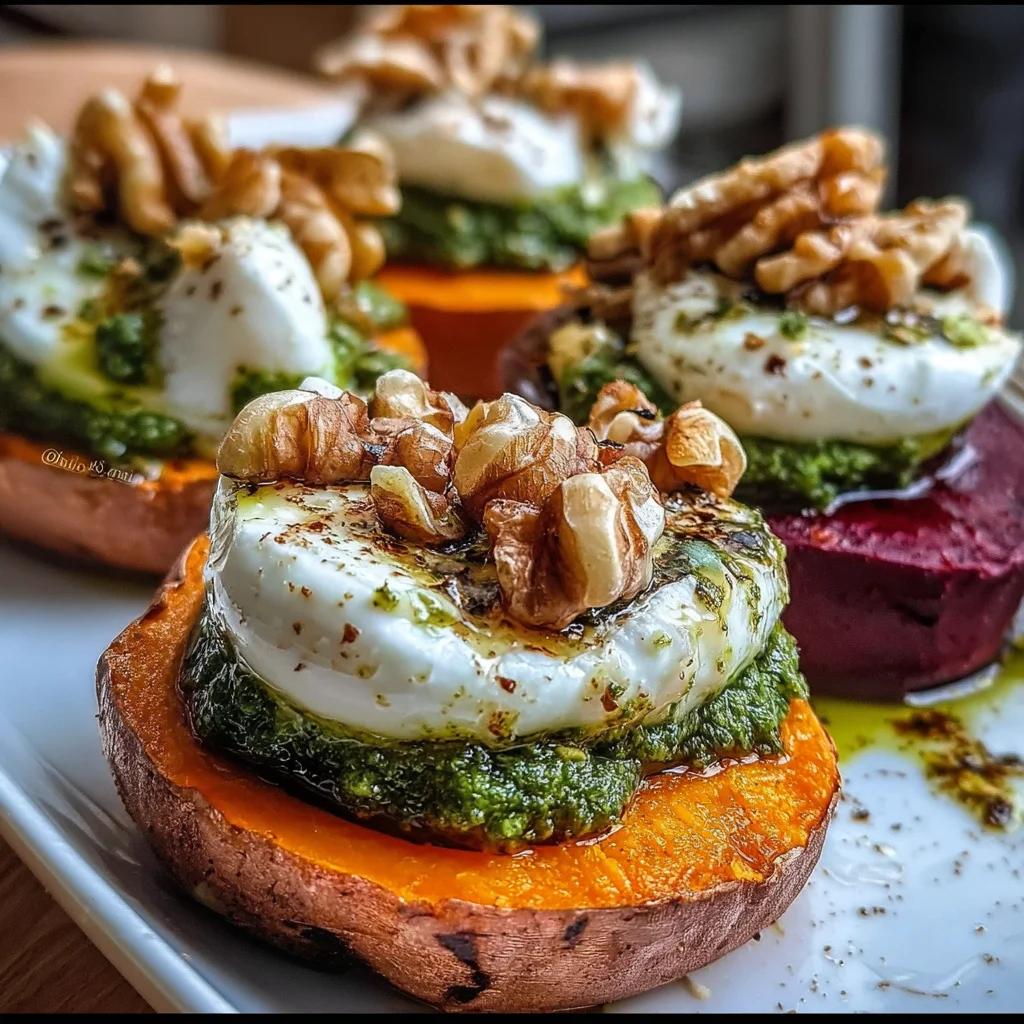 Stuffed Sweet Potatoes with Burrata: A Flavor Delight!