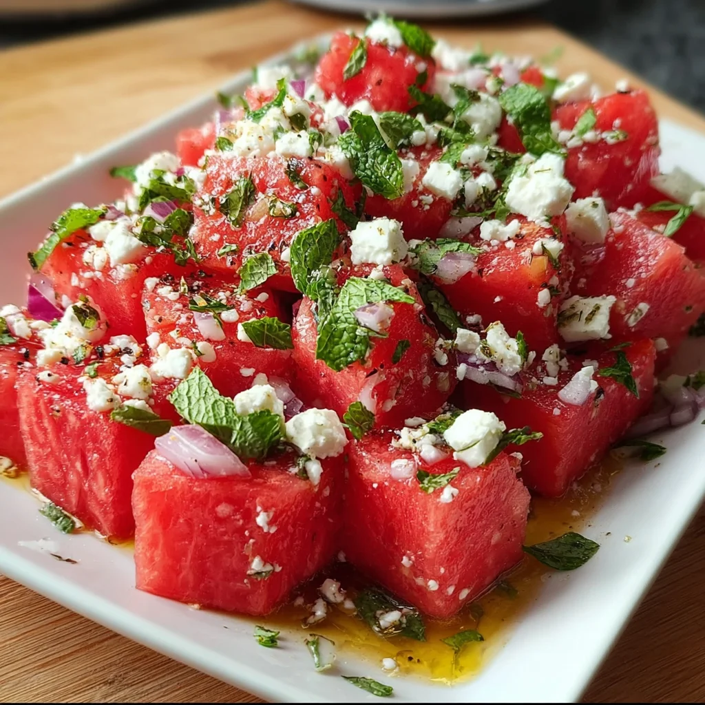 Watermelon Feta Salad: Refresh Your Summer Menu Today!