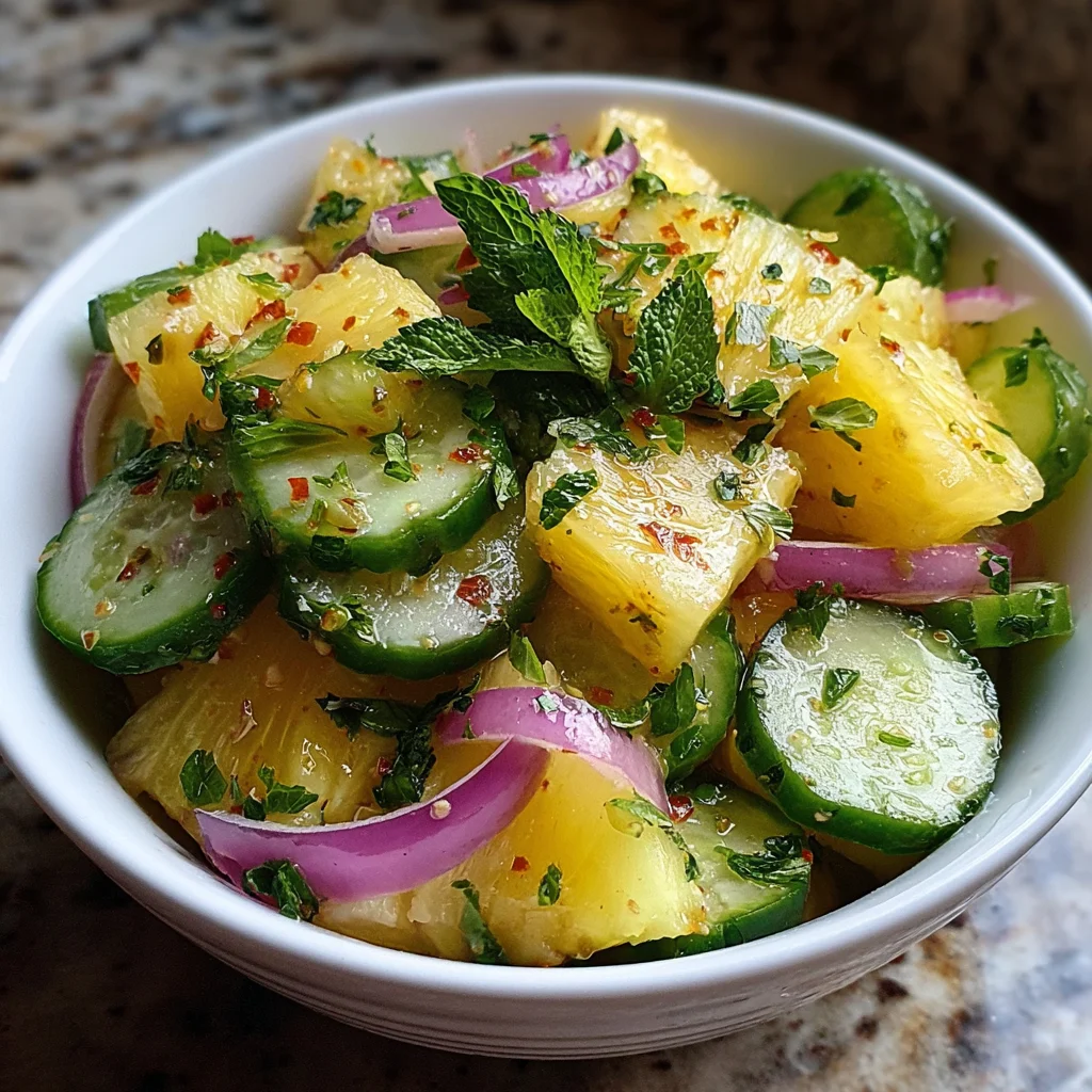 Pineapple Cucumber Salad: A Refreshing Summer Delight!