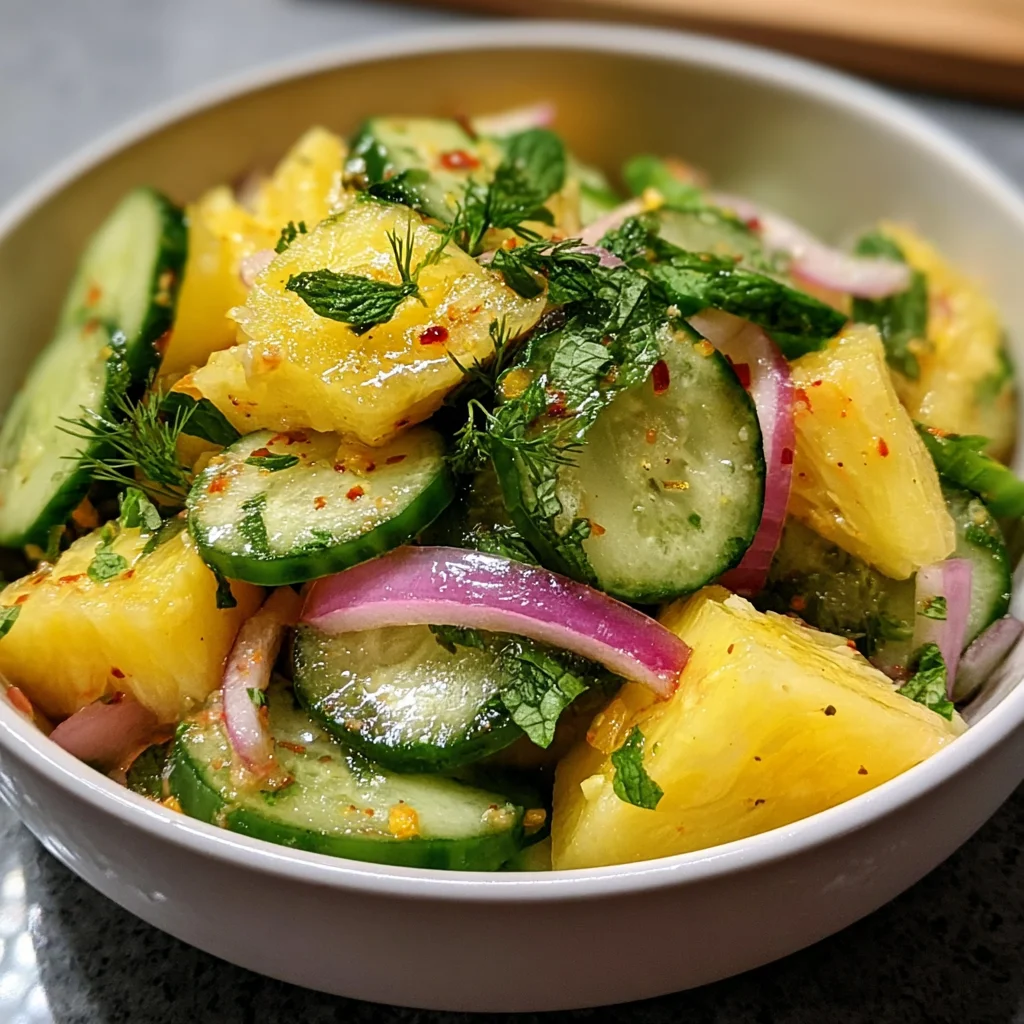 Pineapple Cucumber Salad: A Refreshing Summer Delight!