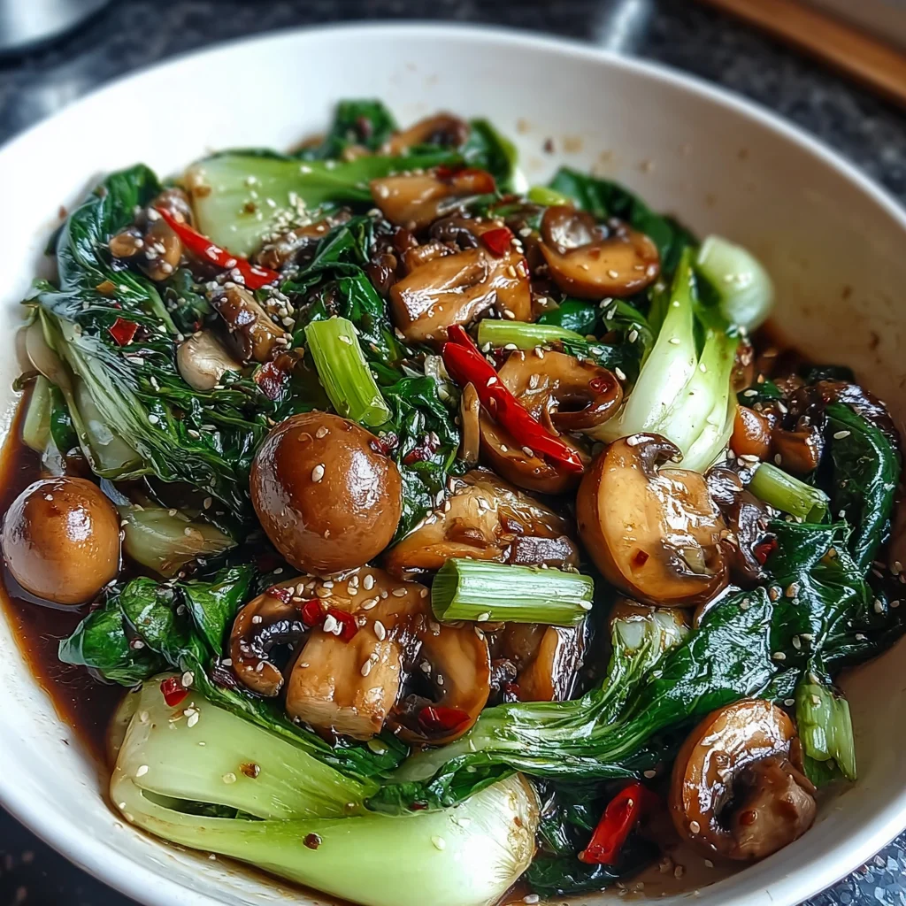 Bok Choy and Mushroom Stir Fry: A Quick, Flavorful Delight!