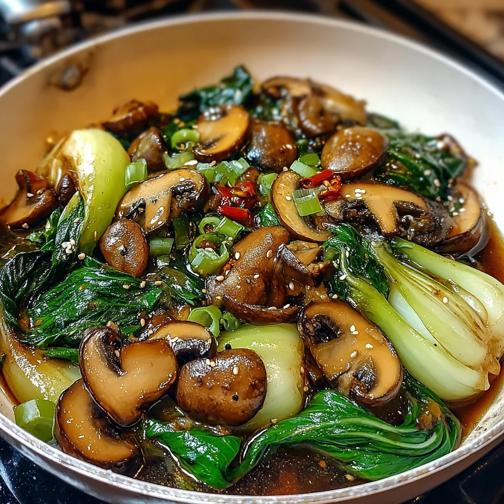 Bok Choy and Mushroom Stir Fry: A Quick, Flavorful Delight!