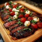 Balsamic Caprese Grilled Flank Steak: A Flavorful Delight!