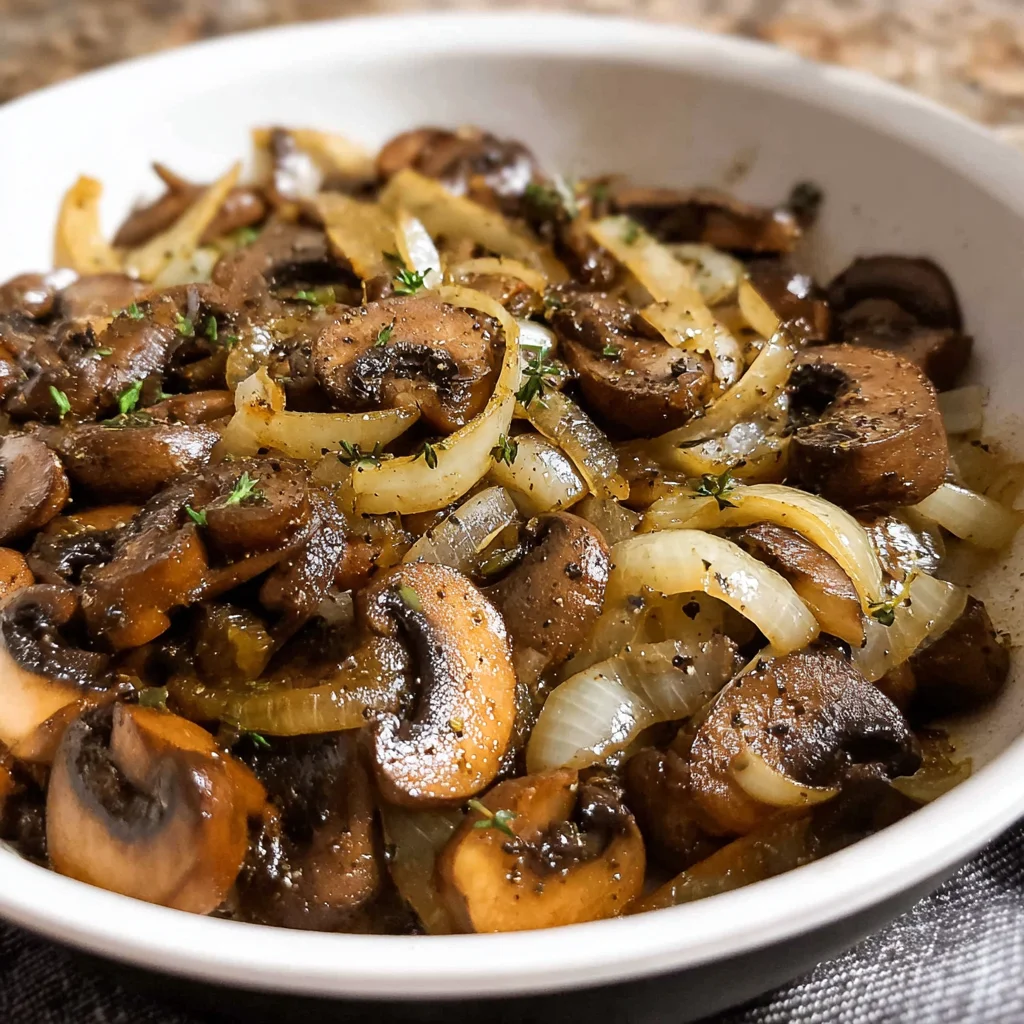 Sautéed Mushrooms and Onions: Discover This Easy Recipe!