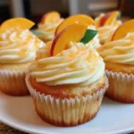 Honey Peach Cream Cheese Cupcakes That Delight!