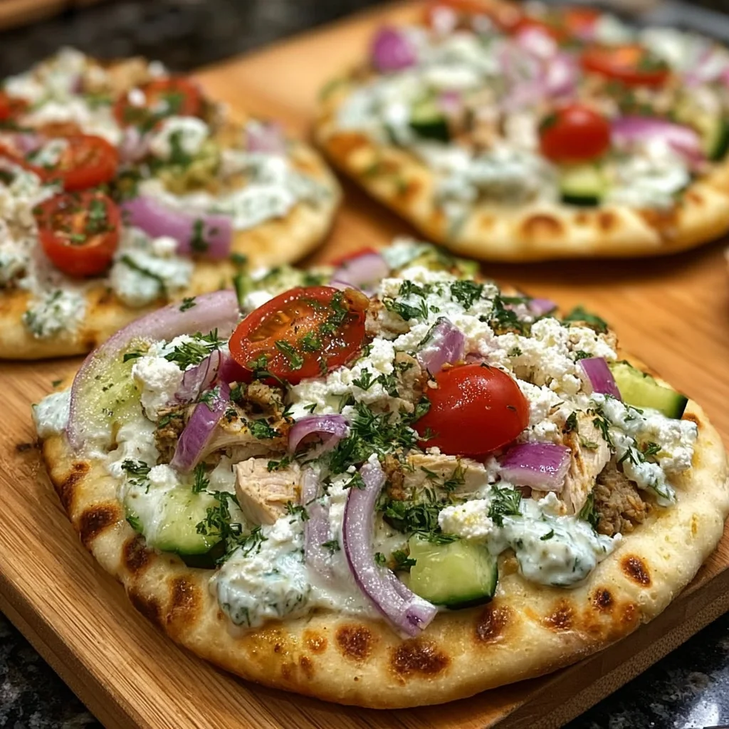 Tzatziki Chicken Pizza: A Quick Delightful Recipe!