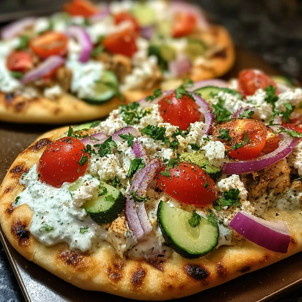 Tzatziki Chicken Pizza: A Quick Delightful Recipe!