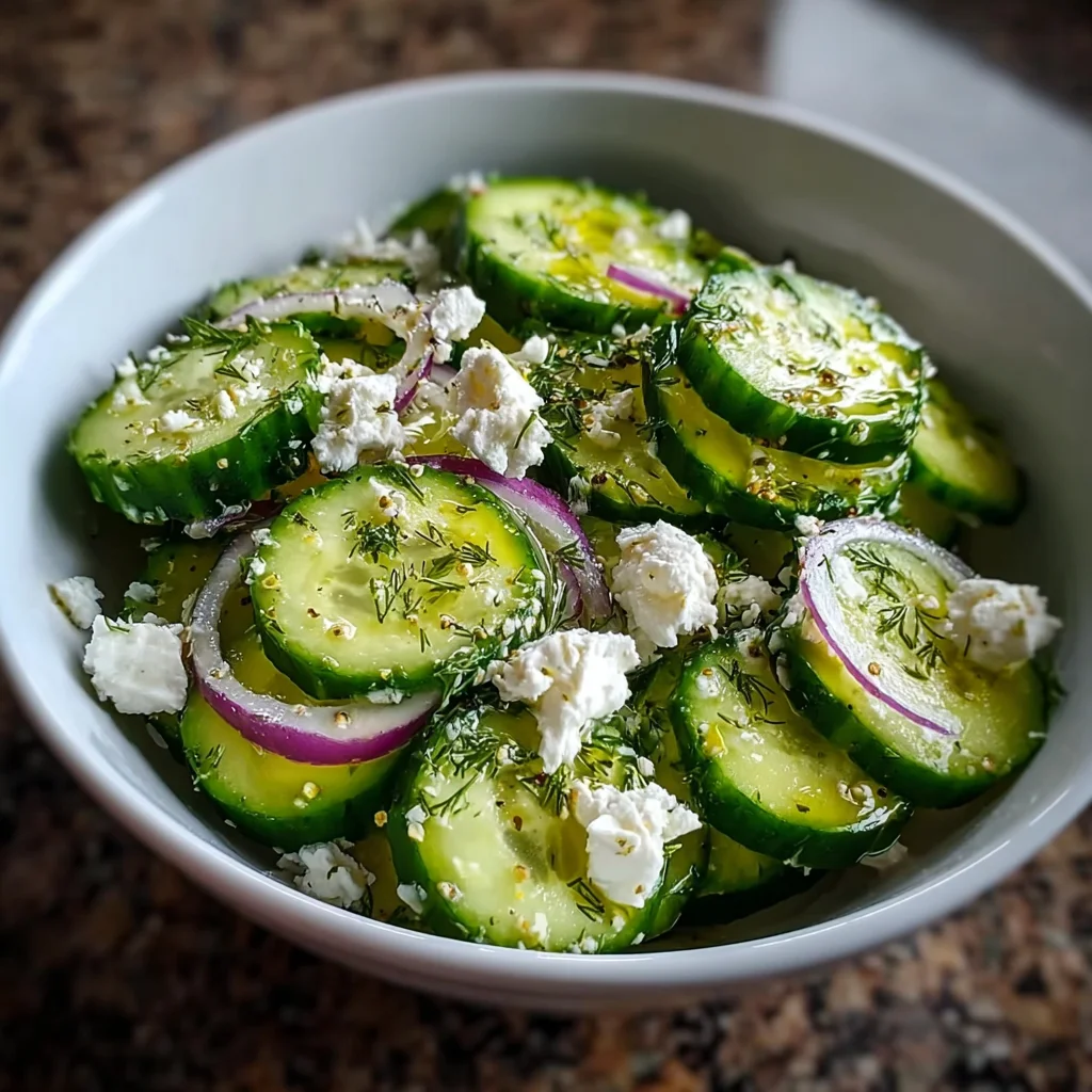 Cucumber Feta Salad: A Refreshing Summer Delight!