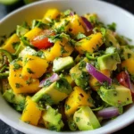 Avocado Mango Salad with a Zesty Lime Dressing recipe delights!