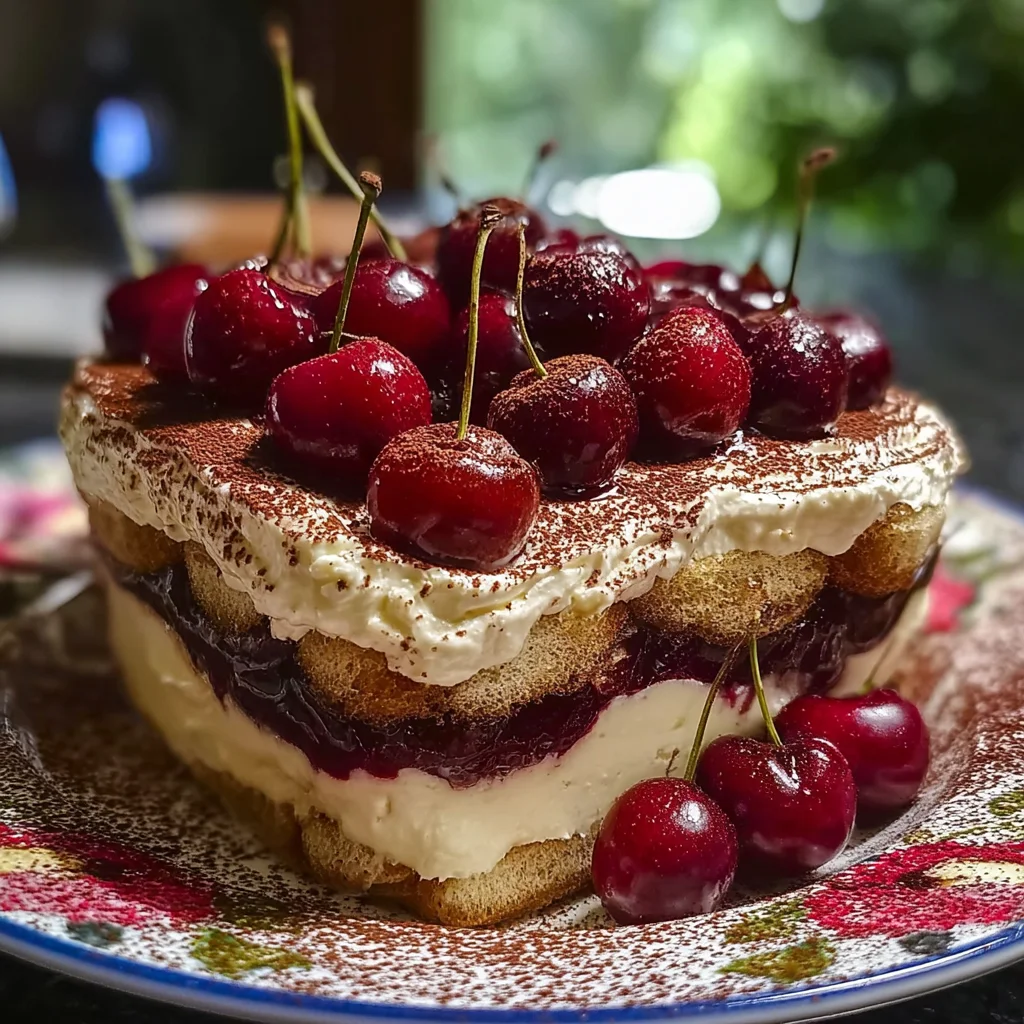 Cherry Amaretto Tiramisu Dessert: A Sweet Delight Awaits!