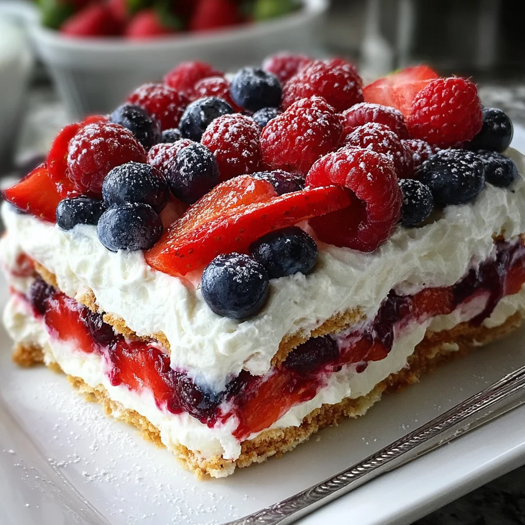 No Bake Summer Berry Lasagna: Delight in a Cool Treat!