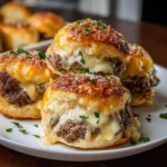 Garlic Parmesan Cheeseburger Bombs: Irresistible Treats!