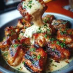 Grilled Chicken Bites with Creamy Garlic Sauce: Try This!