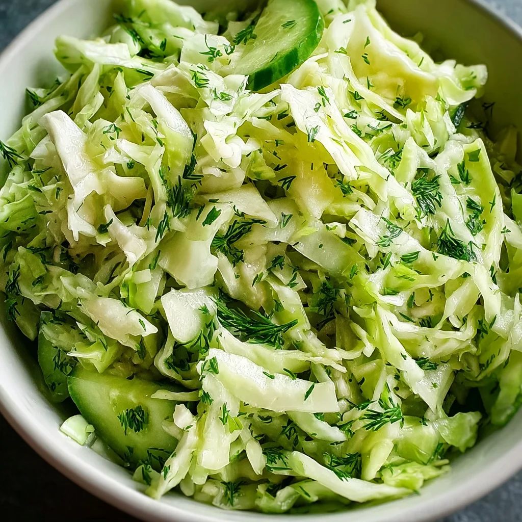 Green Cabbage Cucumber Salad: A Refreshing Delight!