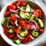 Refreshing Cucumber Tomato Salad Recipe That's Irresistible!