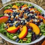 Blueberry Peach Feta Salad: A Refreshing Delight Awaits!