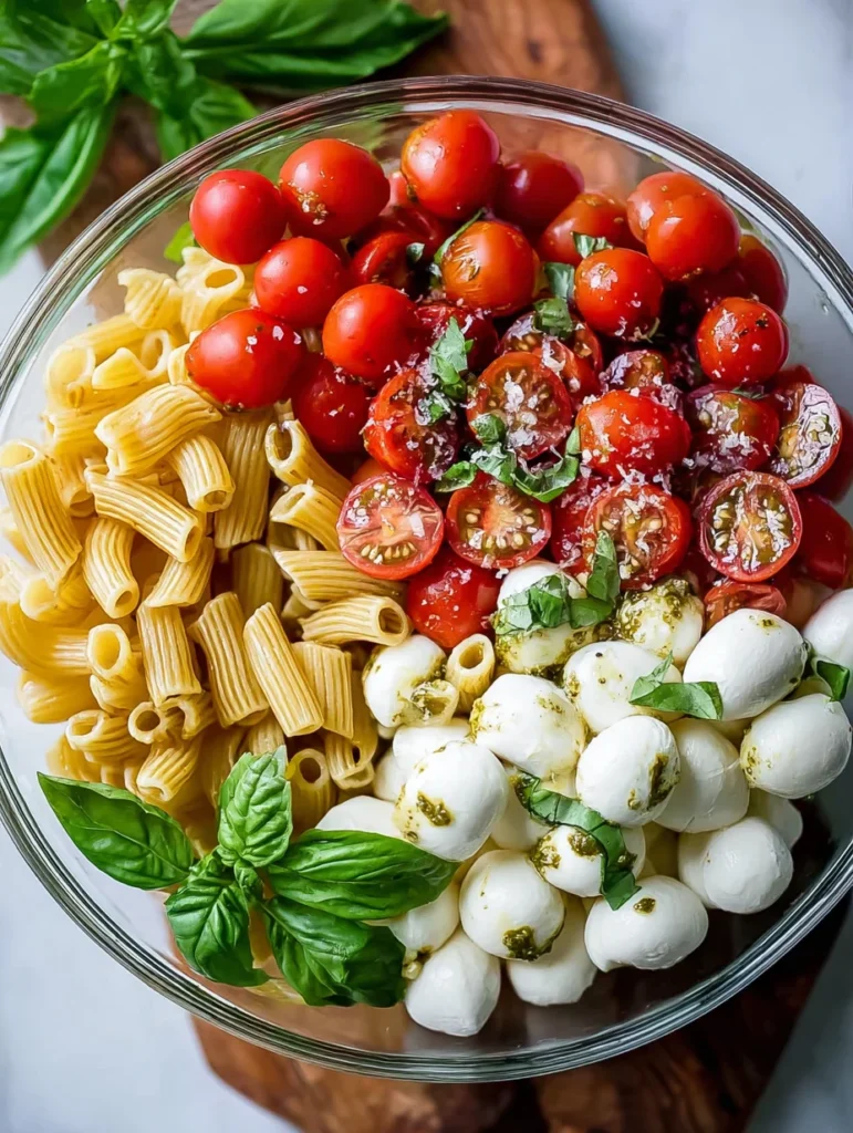 Pesto Caprese Pasta Salad: A Fresh Twist on Summer!