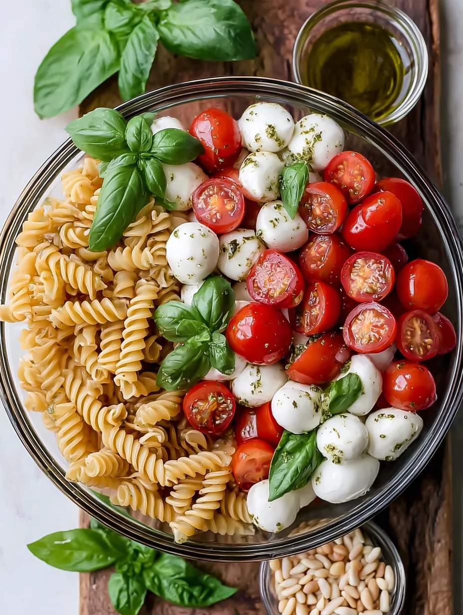 Pesto Caprese Pasta Salad: A Fresh Twist on Summer!