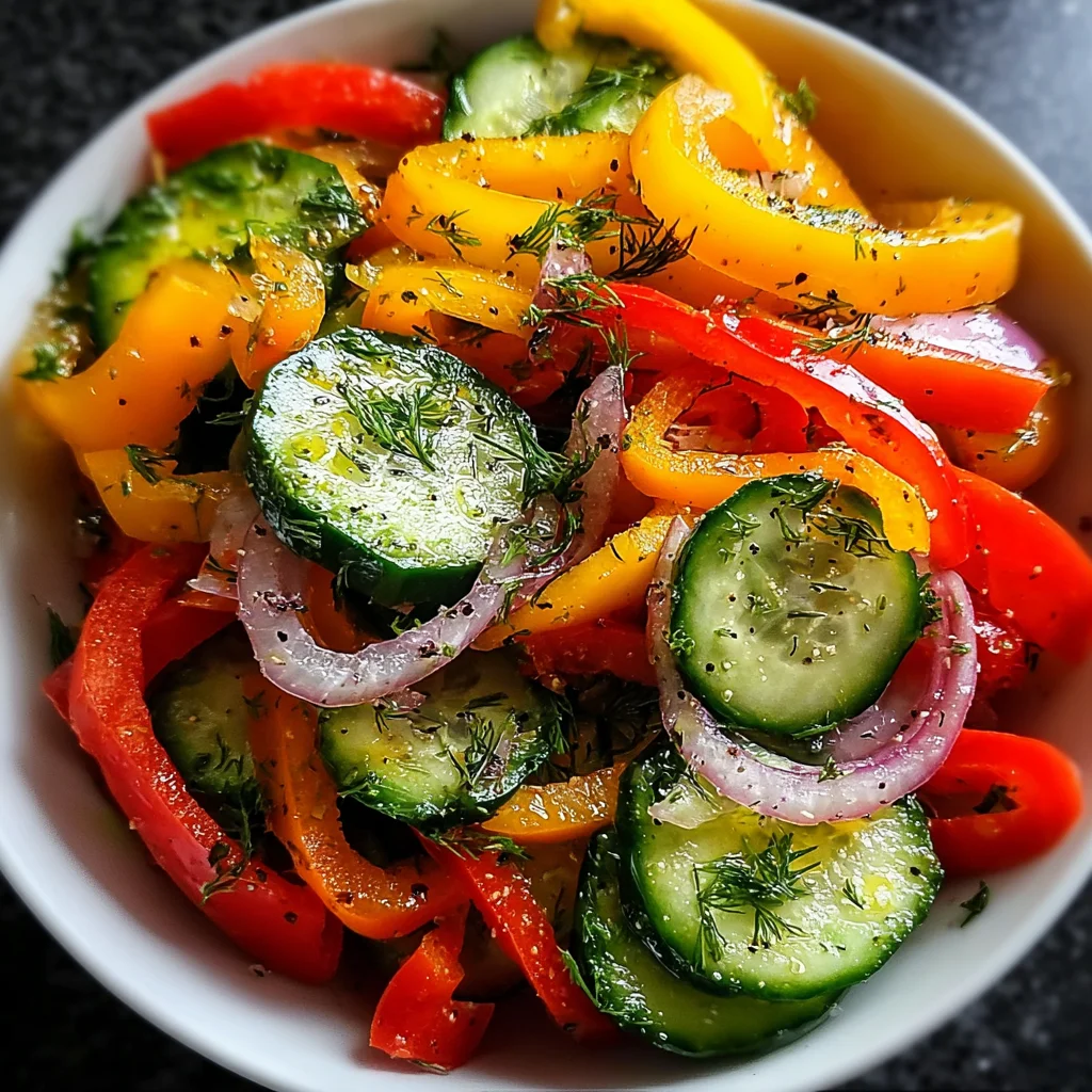 Cucumber Sweet Pepper Salad: Refresh Your Meals Today!