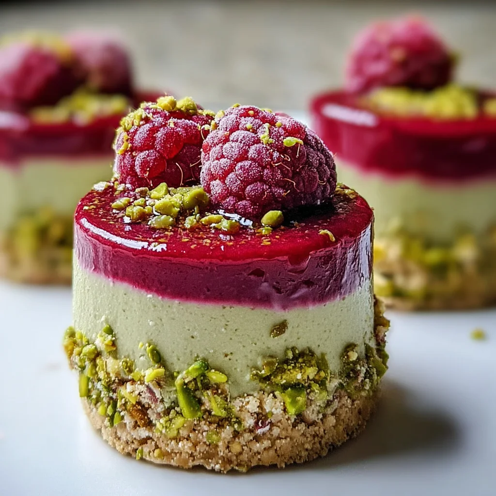 Raspberry Pistachio Mousse Cakes: A Delightful Treat!