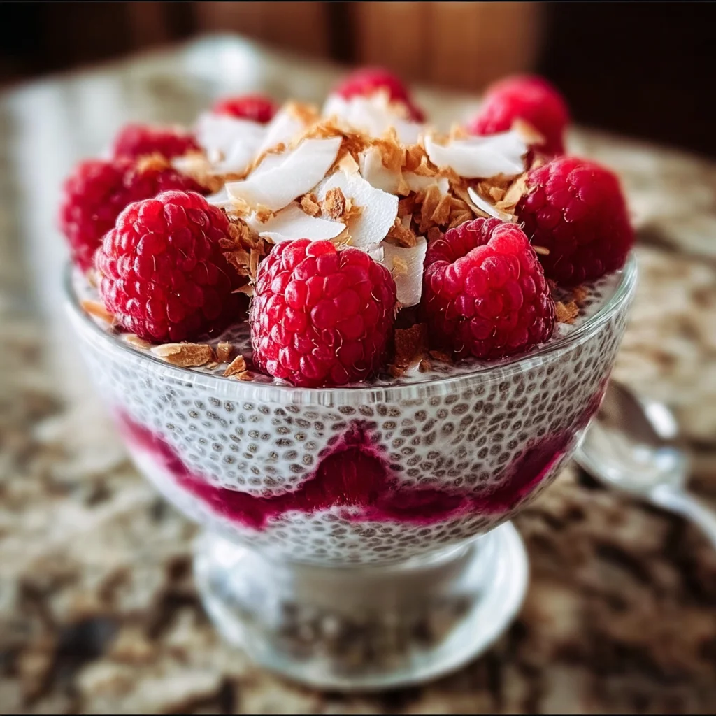Raspberry Coconut Chia Pudding: A Refreshing Delight!