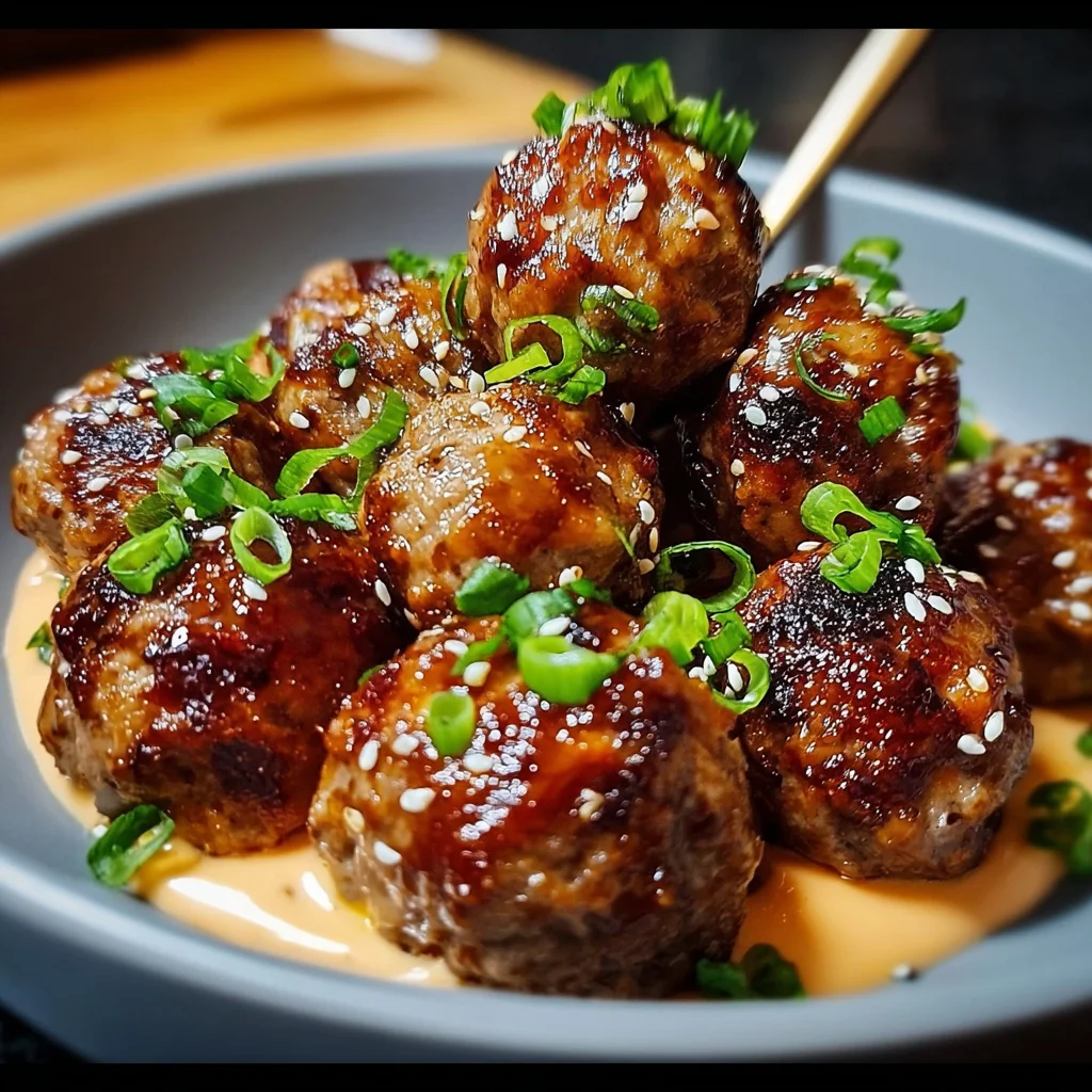 Korean BBQ Meatballs with Spicy Mayo Dip: Try This Recipe!