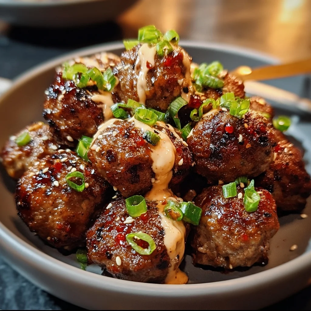 Korean BBQ Meatballs with Spicy Mayo Dip: Try This Recipe!