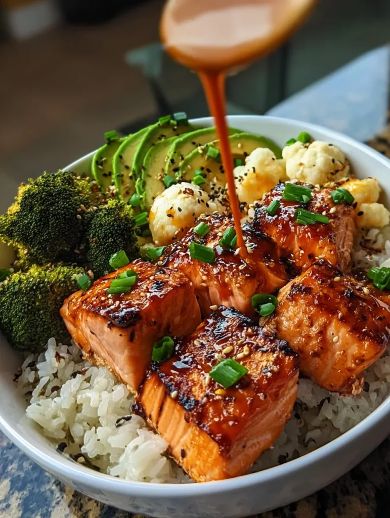 Sriracha Honey Salmon Bowls: Delight in Healthy Flavor!