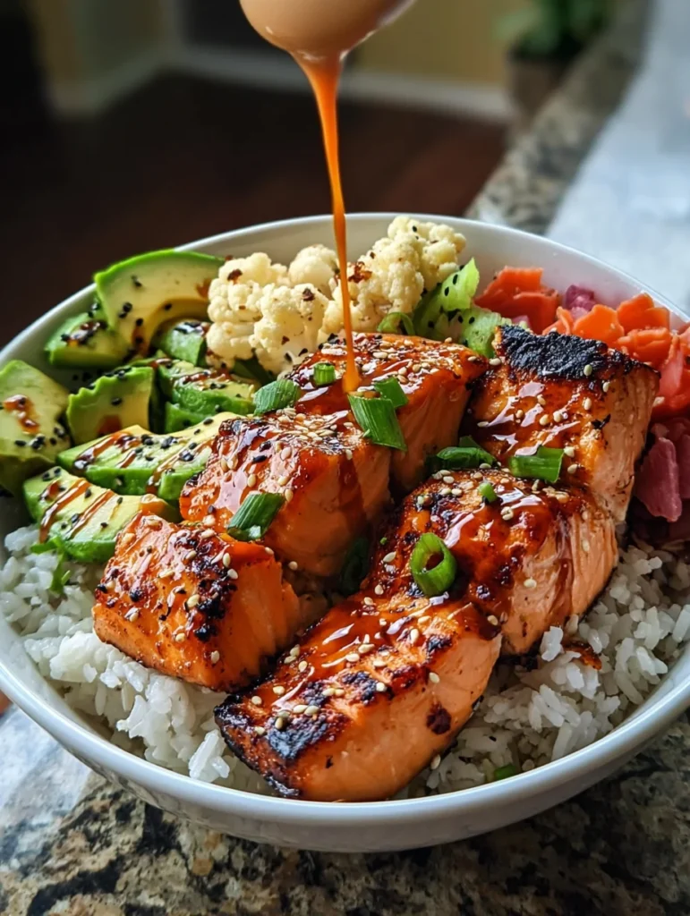 Sriracha Honey Salmon Bowls: Delight in Healthy Flavor!