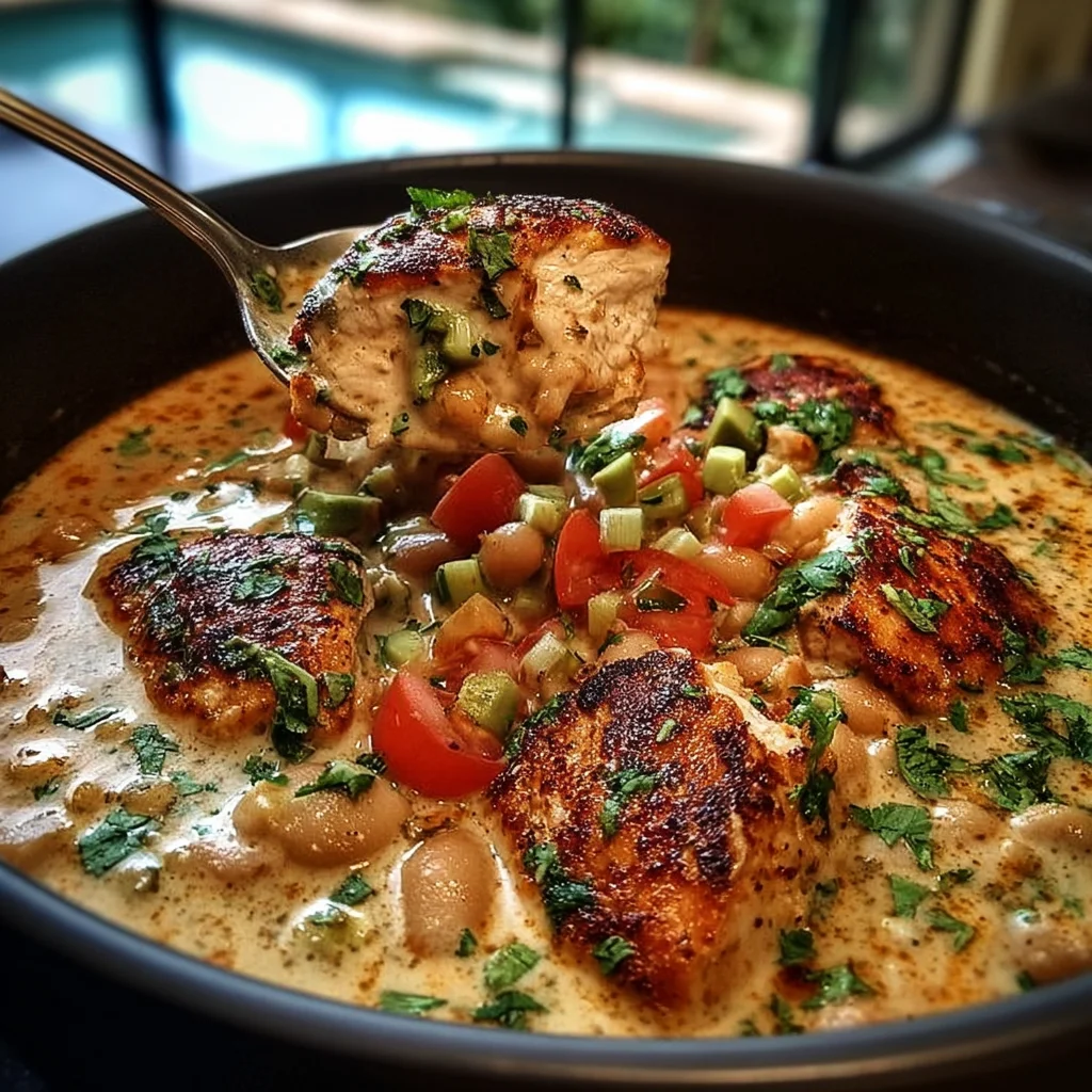Creamy White Chicken Chili: A Delightful Comfort Dish!