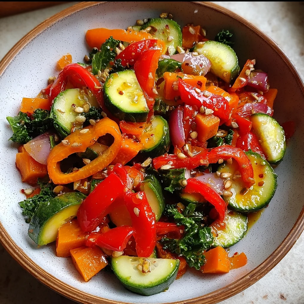 Kale and Roasted Vegetable Salad: A Healthy Delight!