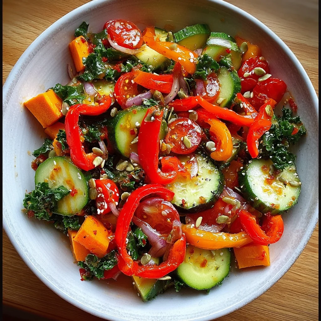 Kale and Roasted Vegetable Salad: A Healthy Delight!