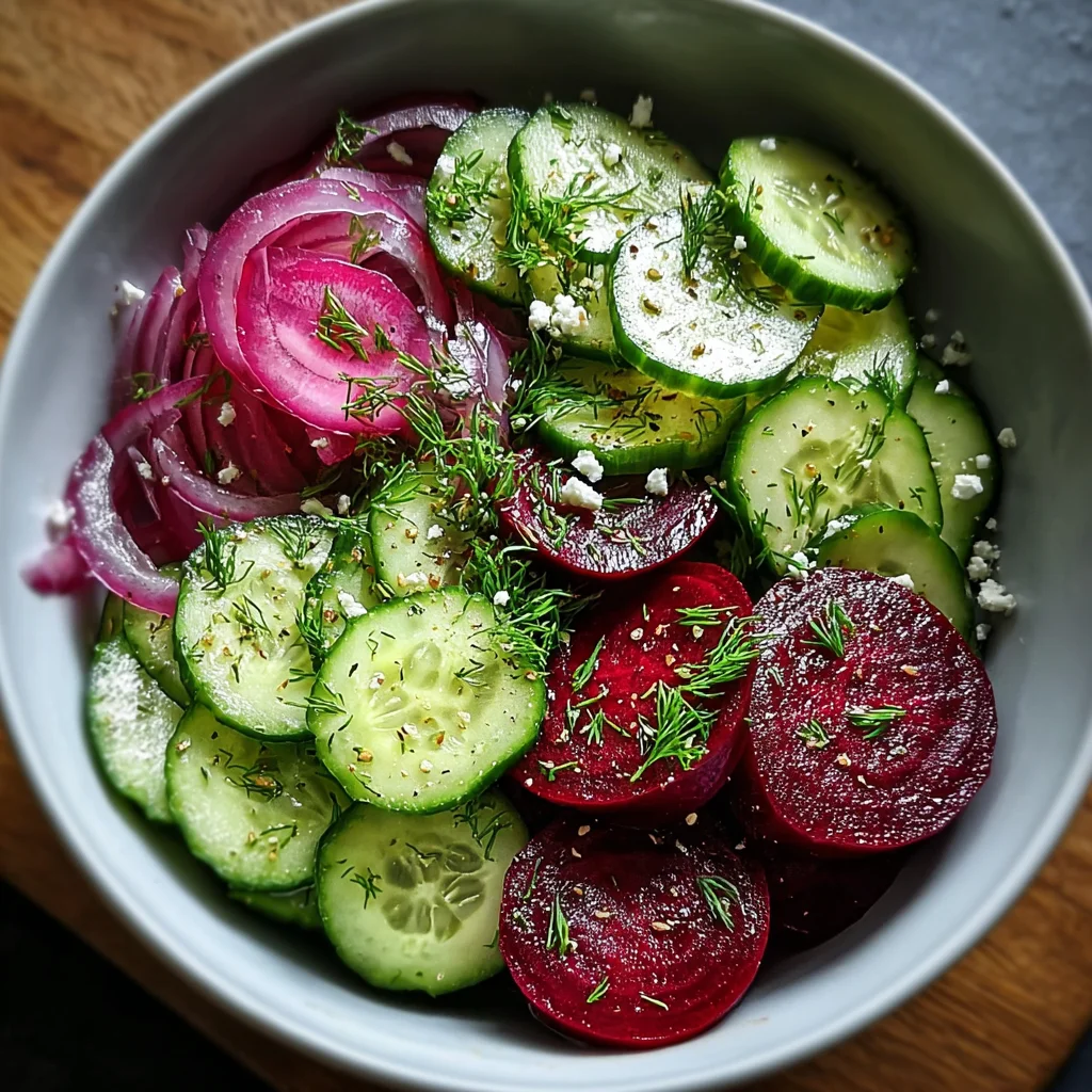 Crisp Cucumber and Beetroot Salad: A Refreshing Delight