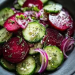 Crisp Cucumber and Beetroot Salad: A Refreshing Delight