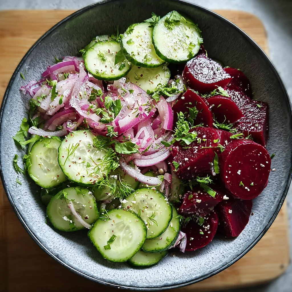 Crisp Cucumber and Beetroot Salad: A Refreshing Delight
