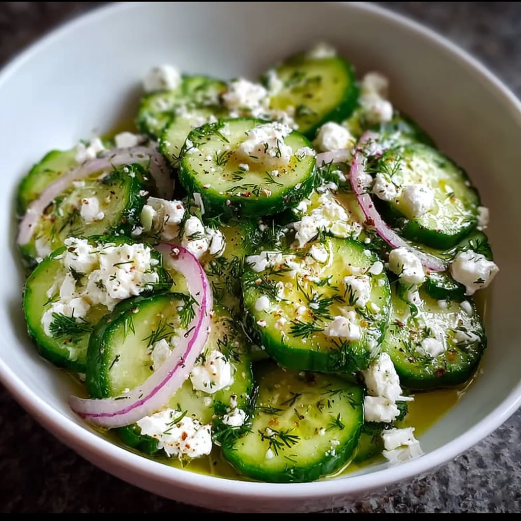 Cucumber Feta Salad: Refresh Your Meal with This Delightful Recipe!